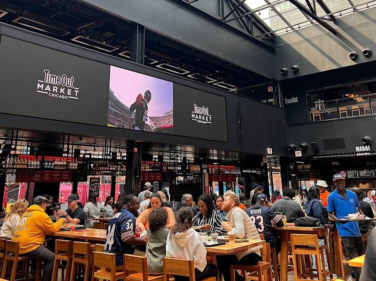 Watch the big game at Time Out Market Chicago this Sunday Watch the big game at Time Out Market Chicago this Sunday